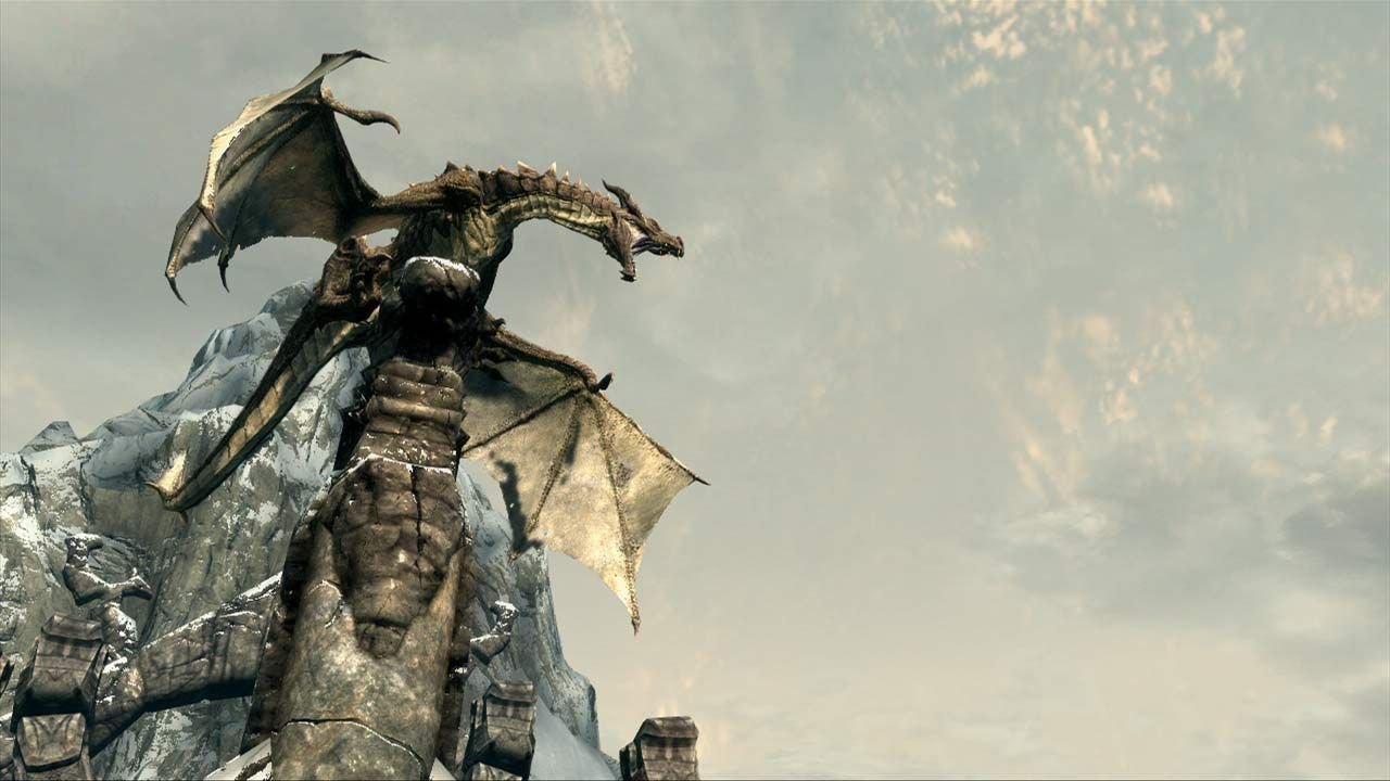 The Elder Scrolls V Skyrim dragon roaaaar