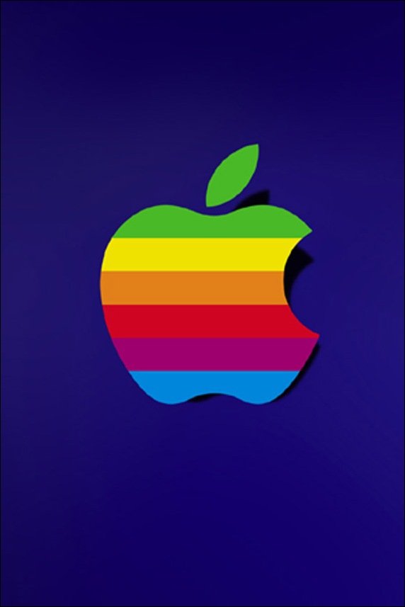 AppleLogoRainbow