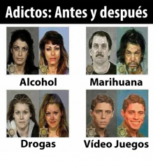 Adictos: Antes y Despues