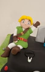 Nintendo 64 / Zelda: Ocarina of Time Cake